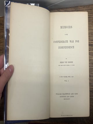 Memoirs of the Confederate War for Independence