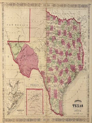 Item #334443 Johnson's Texas. A. J. JOHNSON