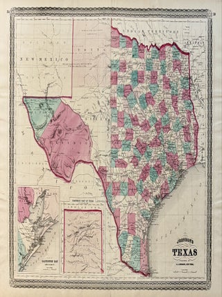 Item #334449 Johnson's Texas. A. J. JOHNSON