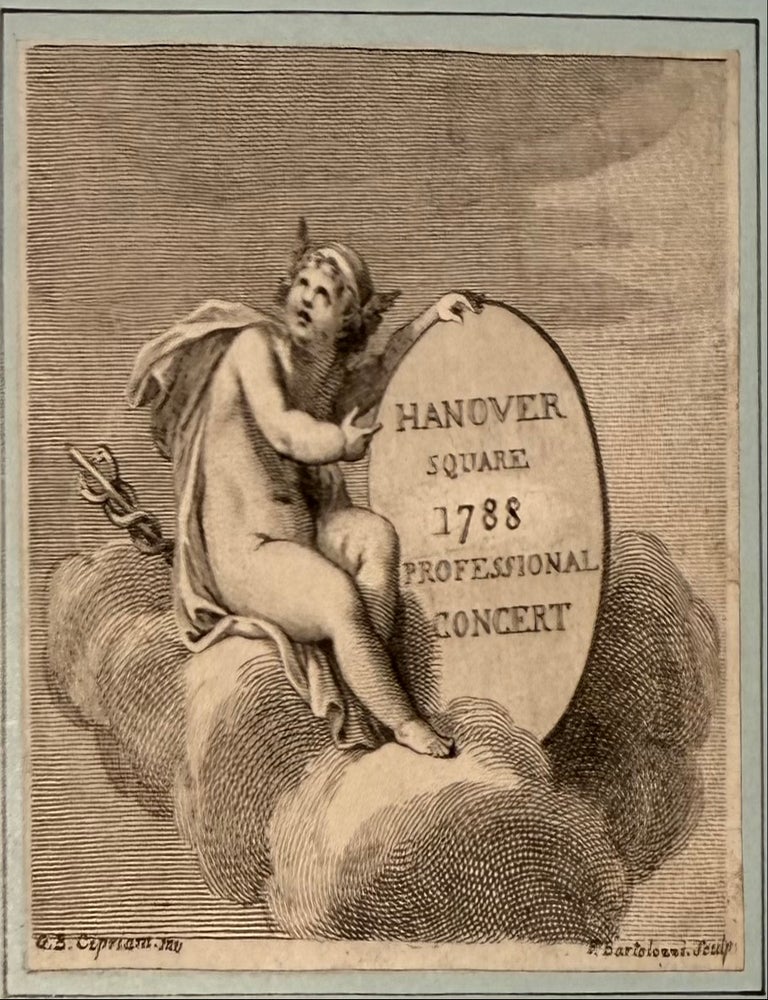Item #334502 Hanover Square 1788 Professional Concert. Francesco BARTOLOZZI.