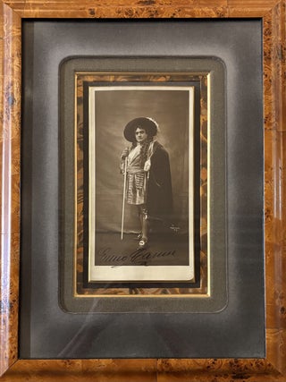 Item #334945 Signed Studio Portrait Photograph. Enrico CARUSO