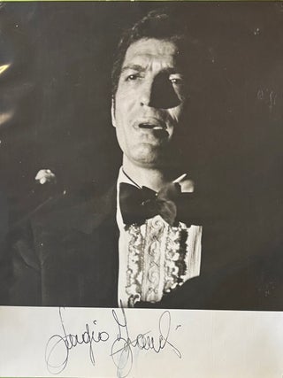 Item #335192 Signed Photograph. Sergio FRANCHI