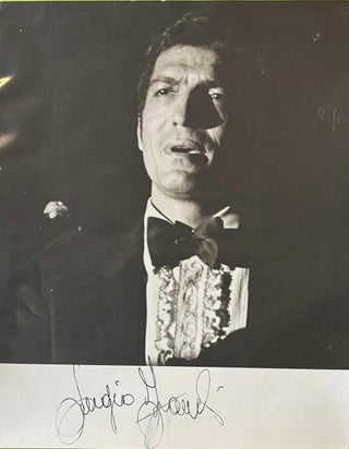 Item #335192 Signed Photograph. Sergio FRANCHI
