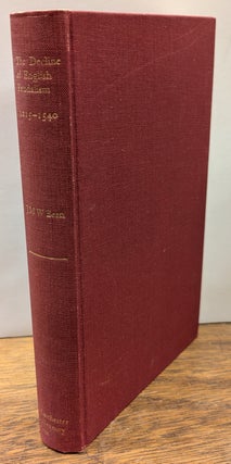 Item #335197 The Decline of English Feudalism 1215-1540. J. M W. BEAN