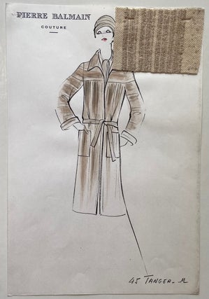 Item #335323 Croquis Plate 45 Tanger. Pierre BALMAIN