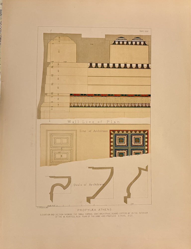 Item #335636 Propylaea Athens.; Capital of the Antae, Smaller Order. Francis Cranmer PENROSE.
