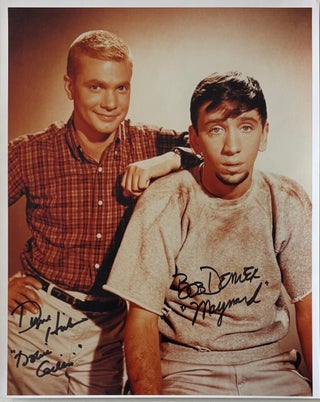 Item #335643 Signed Photograph. Bob DENVER, Dwayne HICKMAN