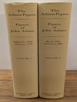 Item #335863 The Papers of John Adams: Volume 7 & 8. John ADAMS