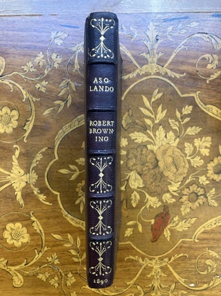 Item #335996 Asolando. Robert BROWNING