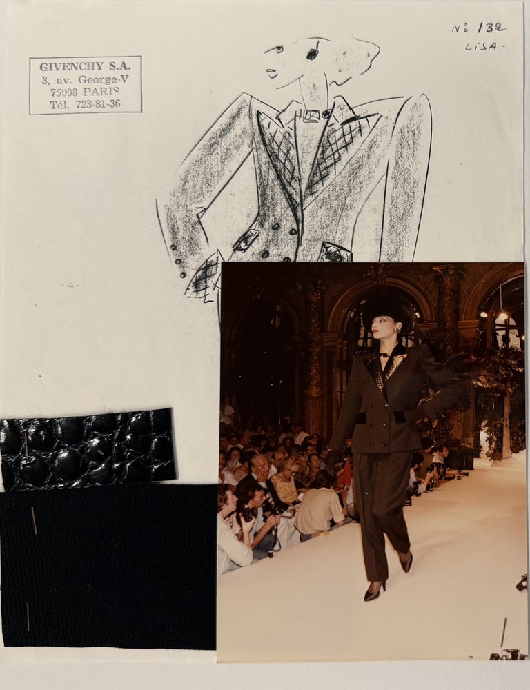 Item #336051 Croquis No. 132 Lisa. Hubert de GIVENCHY.