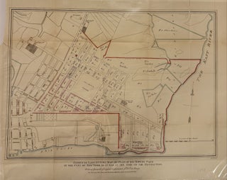 Item #336479 James De Lancey's Map of his Bowery Farm at the time of the Revolution. Edward...