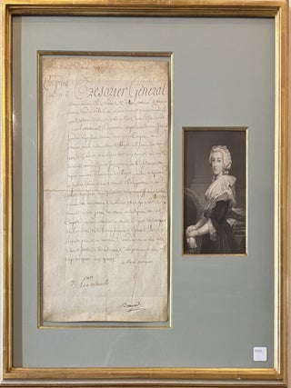 Item #337152 Document Signed. Marie ANTOINETTE, Queen of France