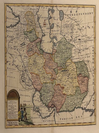 Item #337461 A New & Accurate Map of Persia, with the adjacent Countries. Emanuel BOWEN