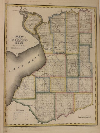 Item #337482 Map of the County of Erie. David H. BURR
