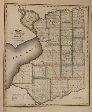 Item #337482 Map of the County of Erie. David H. BURR