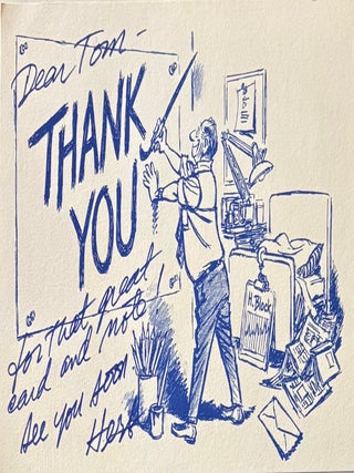 Item #337490 Autographed Letter Signed. Herbert BLOCK