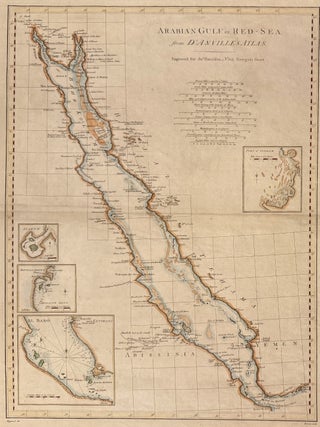 Item #337531 Arabian Gulf or Red-Sea; from D'Anville's Atlas. Jno HARRISON