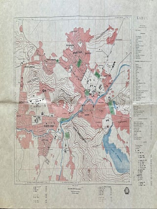 Item #337668 Kabul. AFGHAN CARTOGRAPHIC INSTITUTE