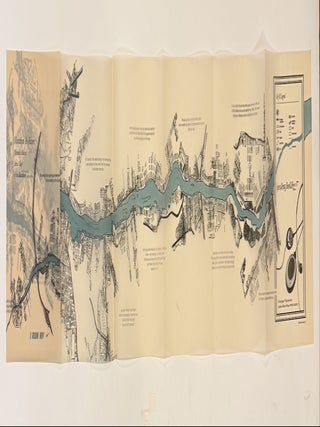 Item #337933 Marathon-As-River; Miranda Maher's Aerial Map of the Marathon. Miranda MAHER
