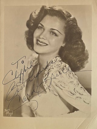 Item #338150 Signed Photograph. Carol BRUCE