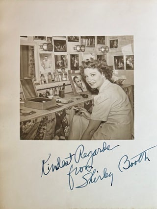 Item #338178 Signed Photograph. Shirley BOOTH