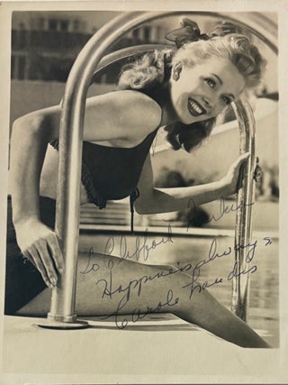 Item #338197 Signed Photograph. Carole LANDIS