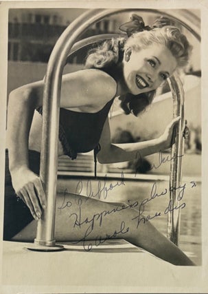 Item #338197 Signed Photograph. Carole LANDIS