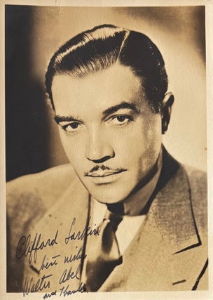 Item #338311 Signed Photograph. Walter ABEL