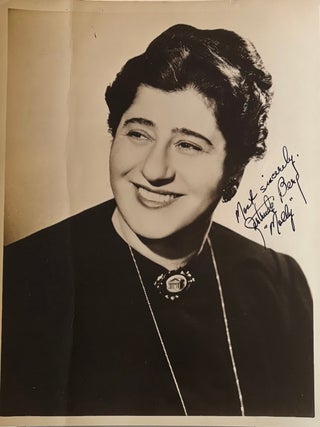 Item #338326 Signed Photograph. Gertrude BERG