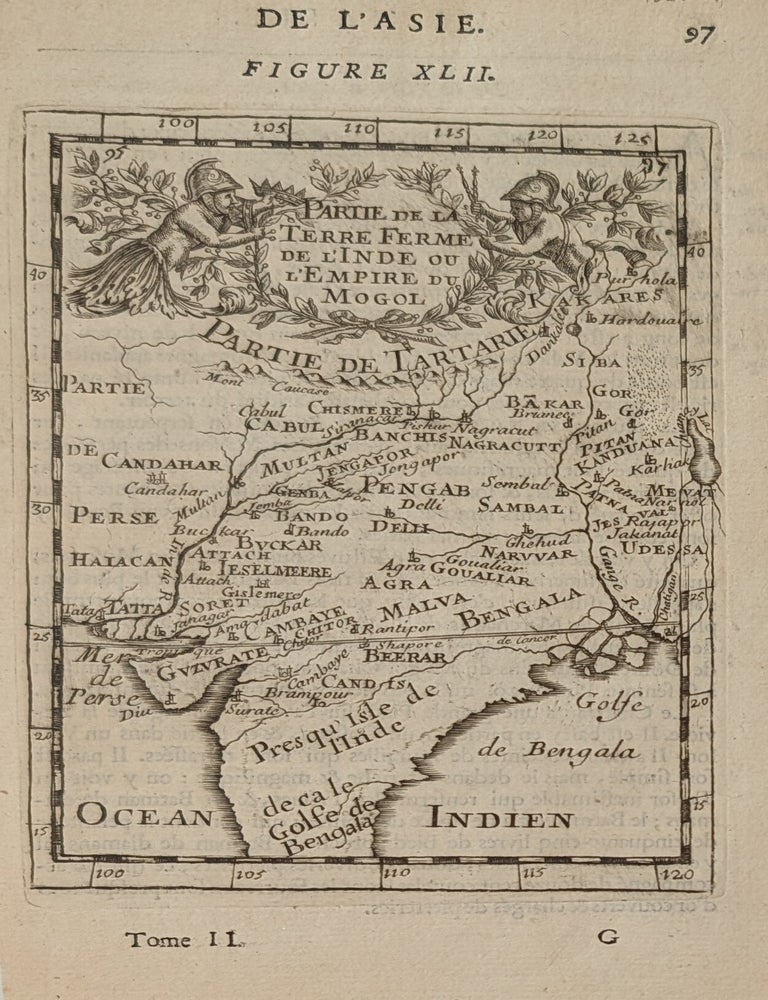 Item #338459 Partie de la Terre Ferme de l'Inde ou l'Empire du Mongol. Allain MANESSON-MALLET.