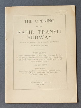 Map of Greater New York, Showing Route of Subway