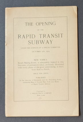 Map of Greater New York, Showing Route of Subway