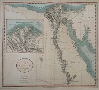 Item #338541 A New Map of Egypt From the Latest Authorities. John CARY