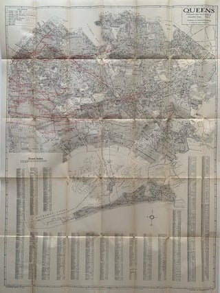 Item #338543 Queens. GEOGRAPHIA MAP CO