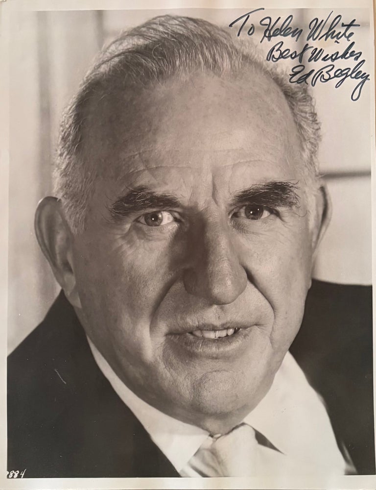 Item #338560 Signed Photograph. Edward Sr BEGLEY.
