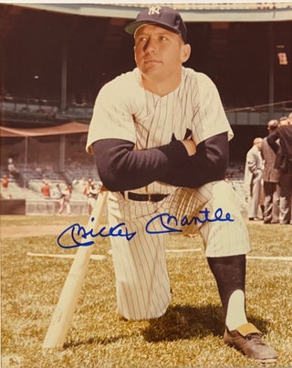 Item #338883 Signed Photograph. Mickey MANTLE
