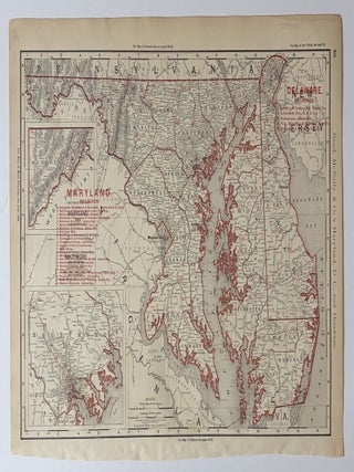 Item #339351 Rand, McNally & Co.'s Maryland, D.C., and Delaware. McNally Rand, Co