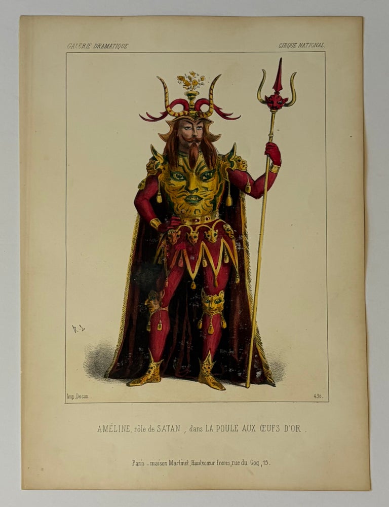 Item #339458 Ameline, role de Satan, das La Poule Aux Oeufs D'Or. MARTINET.