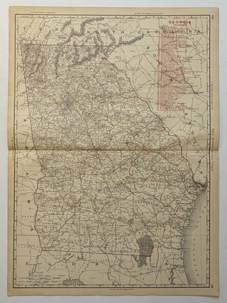 Item #339513 Rand, McNally & Co.'s Georgia. McNally Rand, Co