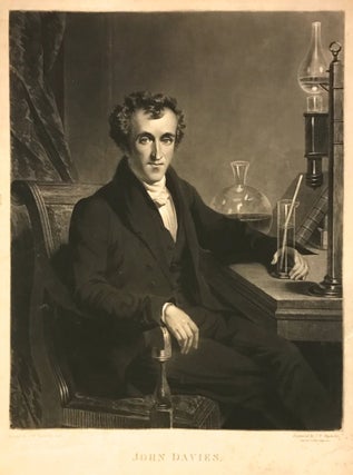 Item #35095 Exceptional Mezzotint Portrait by S. W. Reynolds after S. W. Reynolds Jr. John DAVIES