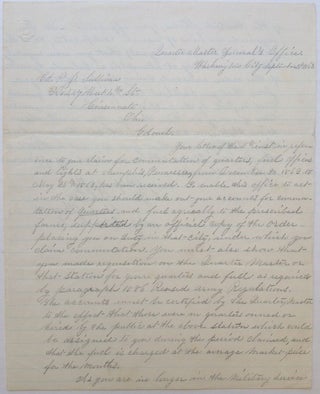 Item #4082 Autographed Letter Signed. Charles THOMAS