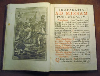 Canon Missae ad usum Episcoporum, ac Praelatorum Solemniter, vel private Celebrantium.