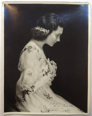 Item #5168 Inscribed Vintage Photograph. Katharine CORNELL, 1893 - 1974
