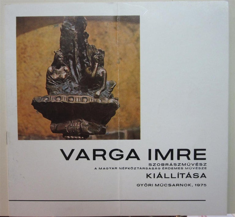 Item #5840 Autographed Museum Program. Varga IMRE.