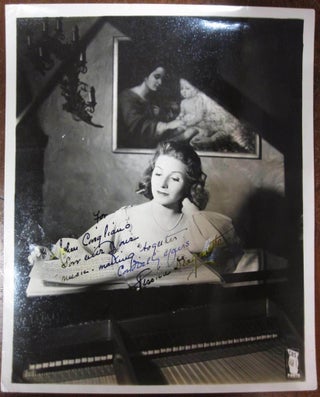 Item #5850 Inscribed Photograph to John Corigliano. Jessica DRAGONETTE, 1900 - 1980