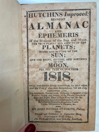 Hutchins Improved: Being an Alamanac and Ephemeris...for 1818.