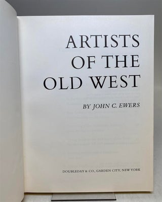 Artists of the Old West.