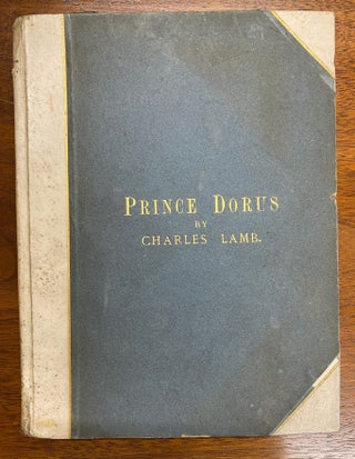 Item #84205 Prince Dorus. Charles LAMB