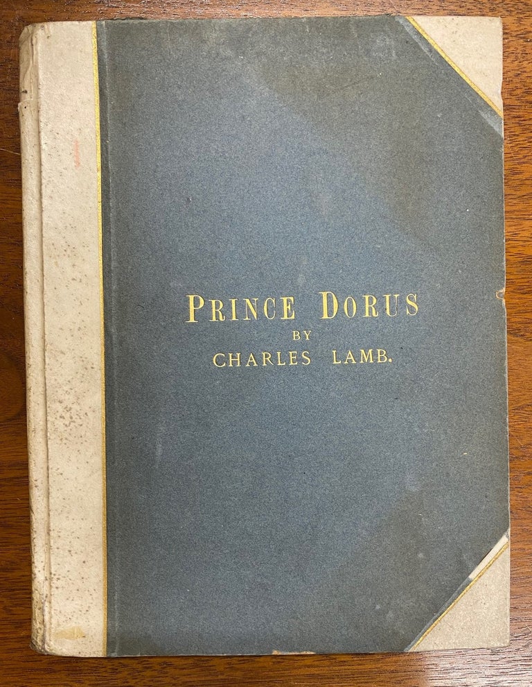 Item #84205 Prince Dorus. Charles LAMB.