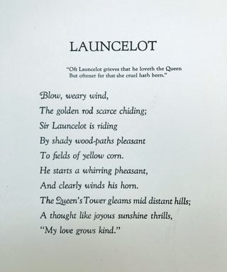Item #86013 Launcelot. Sinclair LEWIS
